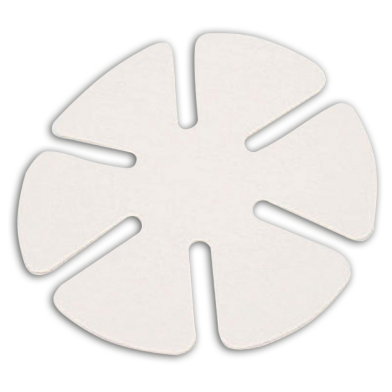 Feltro Trevo Branco p/ CR-39