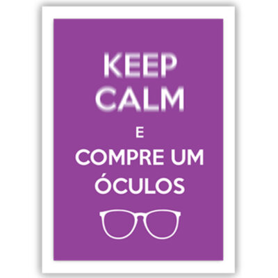Alternative view of Pôster Keep Calm